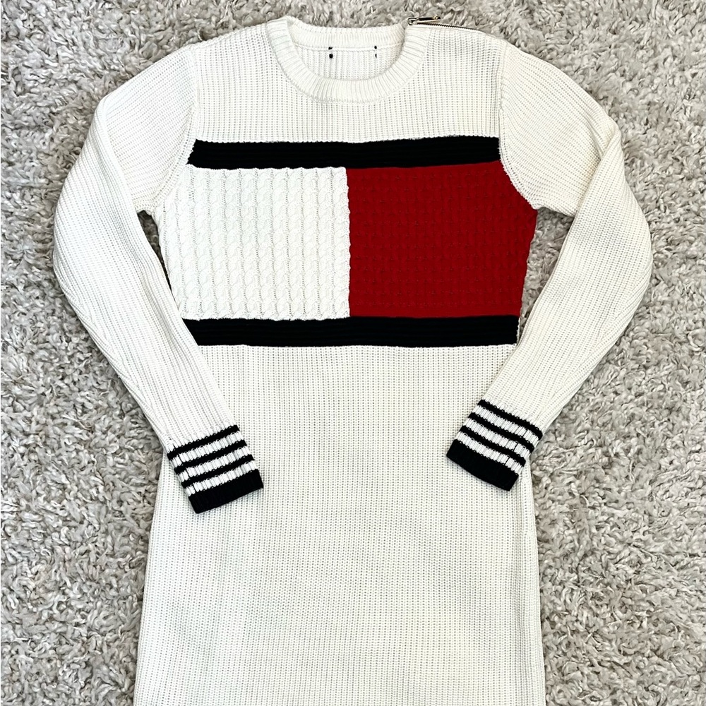 TOMMY HILFIGER Midi Sweater Dress